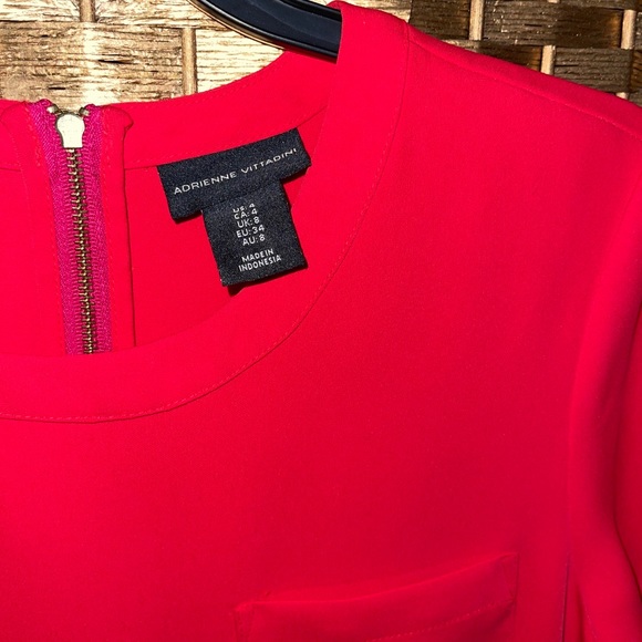 Red&Pink Colorblock Dress - Picture 3 of 3